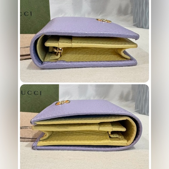 SOLD‼️GUCCI Limited Edition GG Marmont Bifold Wallet RARE - Picture 16 of 17